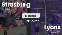 Matchup: Strasburg High vs. Lyons  2018