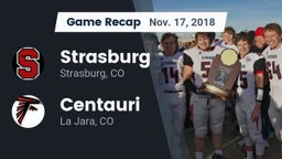 Recap: Strasburg  vs. Centauri  2018