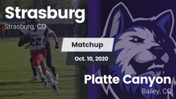 Matchup: Strasburg High vs. Platte Canyon  2020