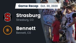 Recap: Strasburg  vs. Bennett  2020