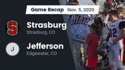 Recap: Strasburg  vs. Jefferson  2020