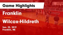 Franklin  vs Wilcox-Hildreth  Game Highlights - Jan. 25, 2019