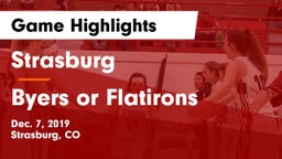 Strasburg  vs Byers or Flatirons Game Highlights - Dec. 7, 2019