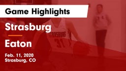 Strasburg  vs Eaton  Game Highlights - Feb. 11, 2020