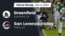 Recap: Greenfield  vs. San Lorenzo Valley  2023