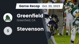 Recap: Greenfield  vs. Stevenson 2023