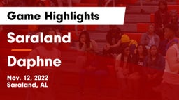 Saraland  vs Daphne  Game Highlights - Nov. 12, 2022