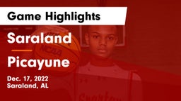 Saraland  vs Picayune  Game Highlights - Dec. 17, 2022