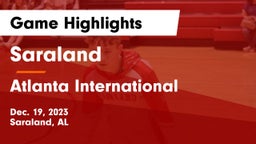 Saraland  vs Atlanta International Game Highlights - Dec. 19, 2023