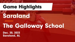 Saraland  vs The Galloway School Game Highlights - Dec. 20, 2023