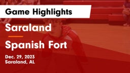 Saraland  vs Spanish Fort  Game Highlights - Dec. 29, 2023
