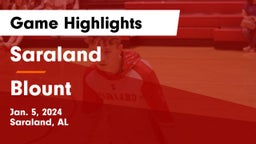 Saraland  vs Blount Game Highlights - Jan. 5, 2024
