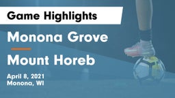 Monona Grove  vs Mount Horeb Game Highlights - April 8, 2021