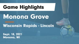 Monona Grove  vs Wisconsin Rapids - Lincoln  Game Highlights - Sept. 18, 2021