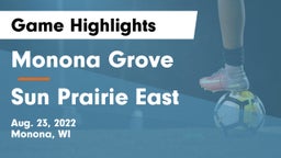 Monona Grove  vs Sun Prairie East  Game Highlights - Aug. 23, 2022