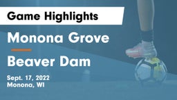 Monona Grove  vs Beaver Dam  Game Highlights - Sept. 17, 2022