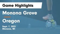 Monona Grove  vs Oregon  Game Highlights - Sept. 7, 2023