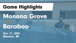 Monona Grove  vs Baraboo  Game Highlights - Oct. 17, 2023