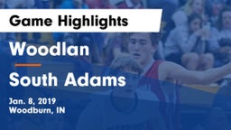 Woodlan  vs South Adams  Game Highlights - Jan. 8, 2019