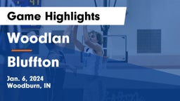 Woodlan  vs Bluffton  Game Highlights - Jan. 6, 2024