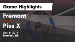 Fremont  vs Pius X  Game Highlights - Oct. 8, 2019