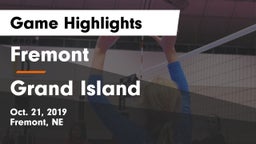 Fremont  vs Grand Island  Game Highlights - Oct. 21, 2019