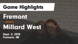 Fremont  vs Millard West  Game Highlights - Sept. 5, 2020