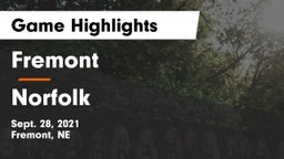 Fremont  vs Norfolk  Game Highlights - Sept. 28, 2021