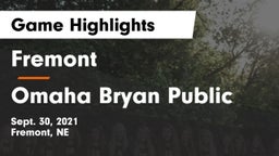 Fremont  vs Omaha Bryan Public  Game Highlights - Sept. 30, 2021