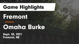 Fremont  vs Omaha Burke  Game Highlights - Sept. 30, 2021