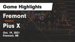 Fremont  vs Pius X  Game Highlights - Oct. 19, 2021