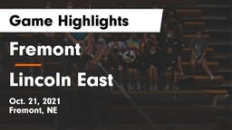 Fremont  vs Lincoln East  Game Highlights - Oct. 21, 2021