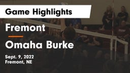 Fremont  vs Omaha Burke  Game Highlights - Sept. 9, 2022