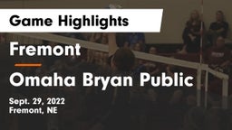 Fremont  vs Omaha Bryan Public  Game Highlights - Sept. 29, 2022