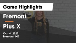 Fremont  vs Pius X  Game Highlights - Oct. 4, 2022