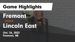 Fremont  vs Lincoln East  Game Highlights - Oct. 26, 2022