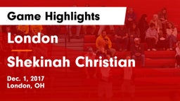 London  vs Shekinah Christian Game Highlights - Dec. 1, 2017