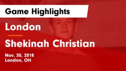 London  vs Shekinah Christian  Game Highlights - Nov. 30, 2018