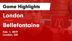 London  vs Bellefontaine  Game Highlights - Feb. 1, 2019