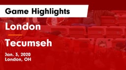 London  vs Tecumseh  Game Highlights - Jan. 3, 2020