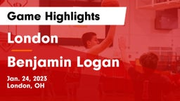 London  vs Benjamin Logan  Game Highlights - Jan. 24, 2023