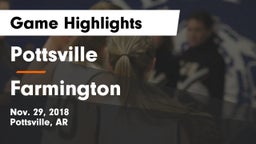 Pottsville  vs Farmington  Game Highlights - Nov. 29, 2018