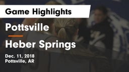 Pottsville  vs Heber Springs  Game Highlights - Dec. 11, 2018