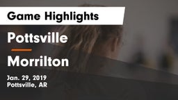Pottsville  vs Morrilton Game Highlights - Jan. 29, 2019