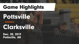 Pottsville  vs Clarksville  Game Highlights - Dec. 20, 2019