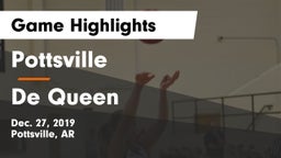 Pottsville  vs De Queen  Game Highlights - Dec. 27, 2019