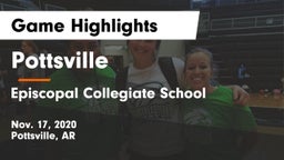 Pottsville  vs Episcopal Collegiate School Game Highlights - Nov. 17, 2020