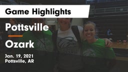 Pottsville  vs Ozark  Game Highlights - Jan. 19, 2021