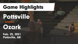 Pottsville  vs Ozark  Game Highlights - Feb. 25, 2021