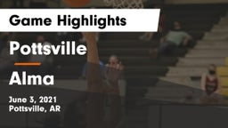 Pottsville  vs Alma Game Highlights - June 3, 2021